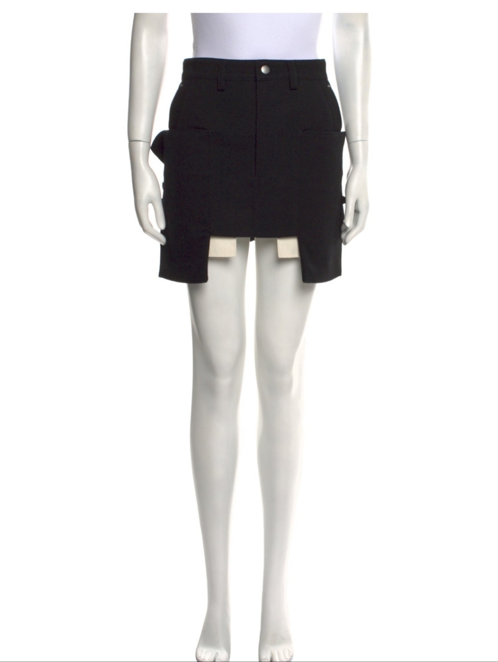 Rick Owens Stefan Cargo Skirt – Wool – Size 42 (New)